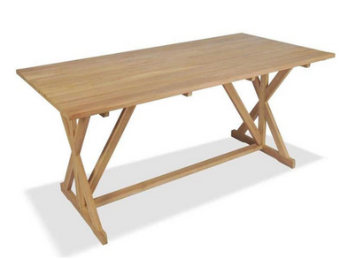 Kids timber outdoor table